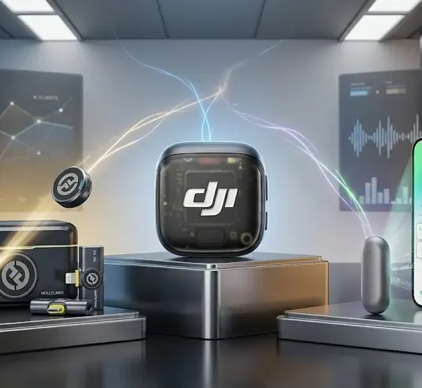Dispositivos wearable de AI Audio Journaling: Hollyland Lark M2 vs dji mic 3 vs Plaud IA NotePin