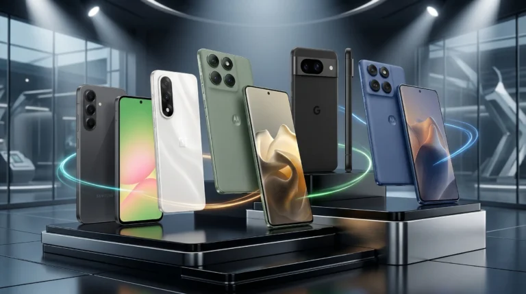Los mejores celulares Android gama media en 2026: Samsung, Motorola, OnePlus y Google Pixel.