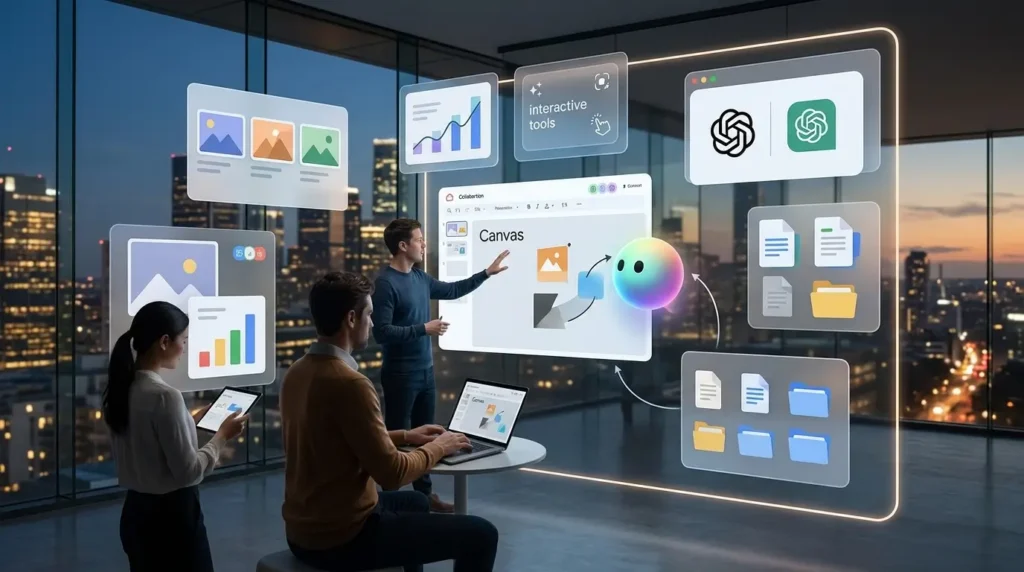 Espacio de trabajo digital colaborativo en tiempo real con inteligencia artificial, documentos interactivos y agentes inteligentes.