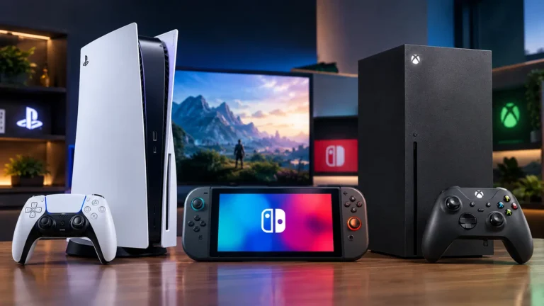 Consolas PS5, Nintendo Switch 2 y Xbox Series para comparar modelos en México.