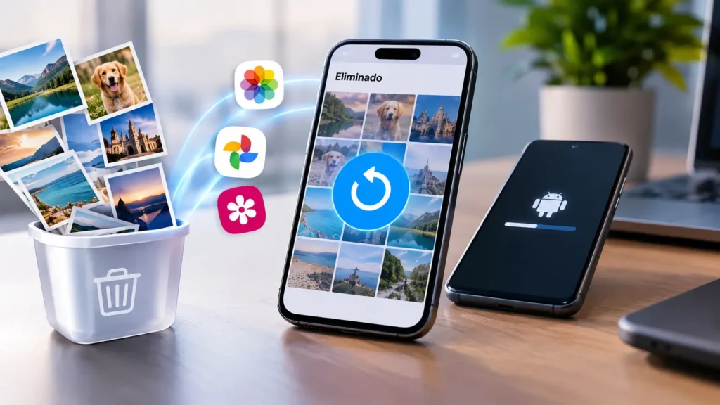 Recuperar fotos borradas del celular y borrar datos antes de venderlo.