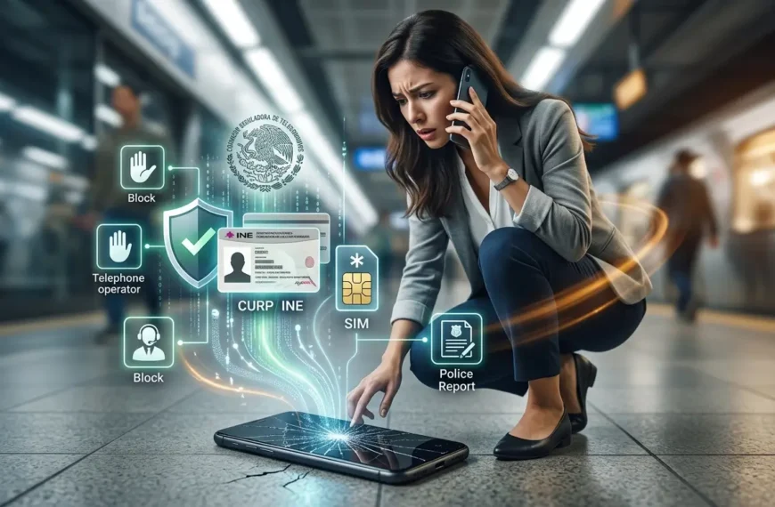 Te robaron el celular y tu línea está registrada con tu CURP: qué hacer, en orden