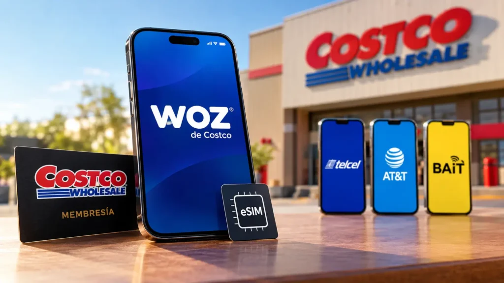 WOZ de Costco en México: telefonía móvil y comparación con Telcel, AT&T y Bait.